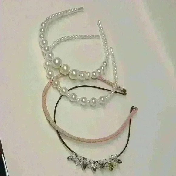 bundle of 4 beaded and leather headbands - Picture 5 of 12